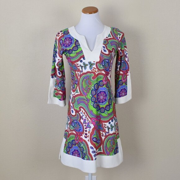 Jude Connally Dresses & Skirts - Jude Connally HOLLY Paisley Floral Tunic Dress - XS